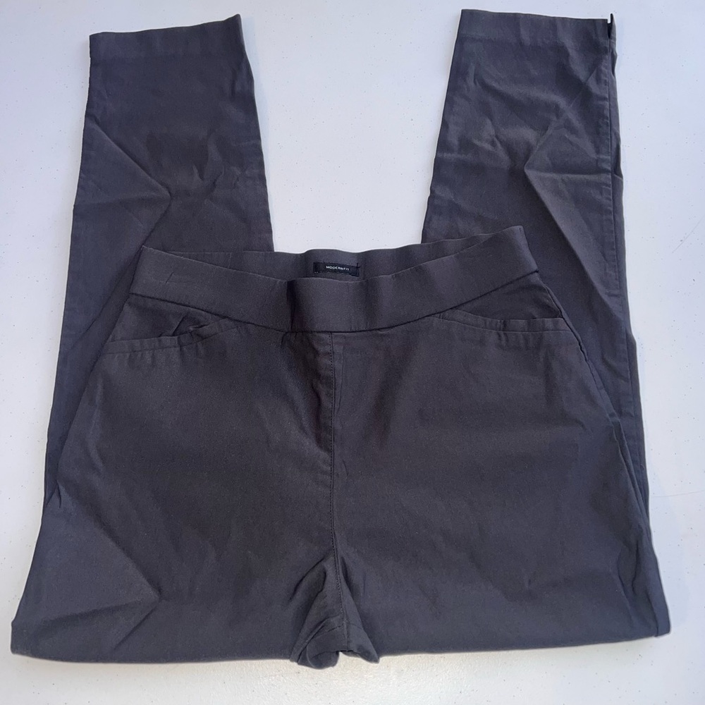 Worthington Modern Fit Charcoal Pants